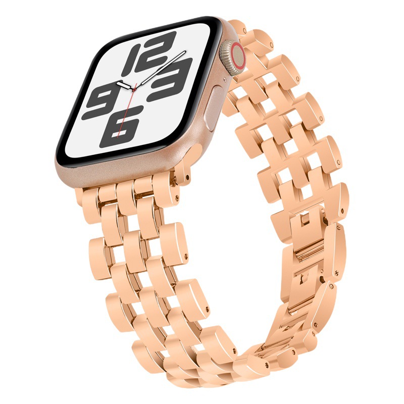 For apple watch strap five-ball steel strap applewatch109Ultra stainless steel metal strap wholesale