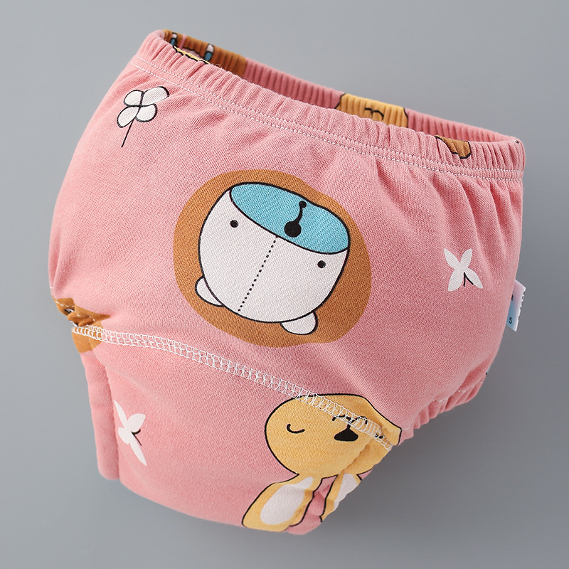 Picture of Baby Training Pants Washable 6-Layer Gauze Diaper Bag Learning Pants Baby Cloth Diaper Pants Breathable Diaper Pants Spring and Summer