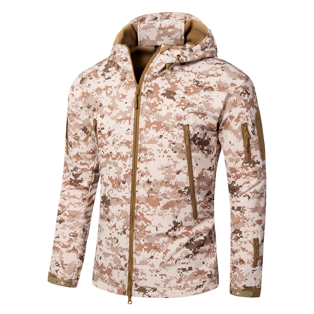 Picture of Shark skin soft shell assault coat size tactical military fans windproof warm outdoor mountaineering suit a generation of hair