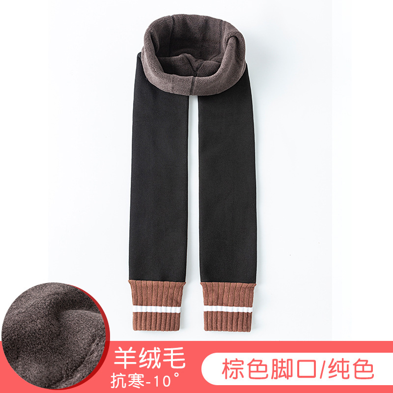 Picture of Children's Cashmere Thickened Foot Foot Pantyhose Autumn and Winter Girls' One-piece Cashmere Pantyhose Dance Warm Pantyhose