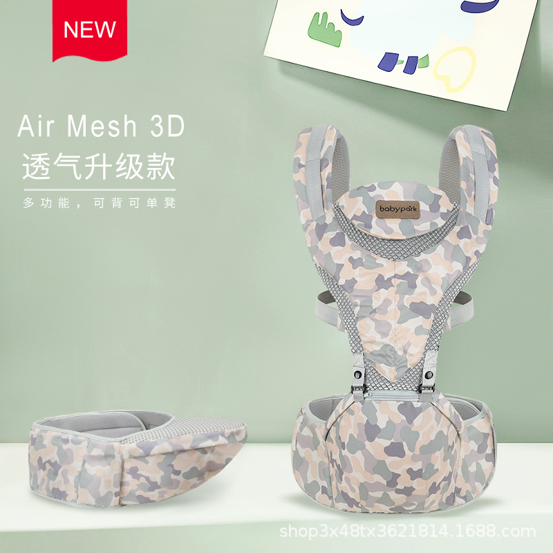 Picture of Waist Stool Baby Strap Baby Multi-functional Back Baby Waist Belt Baby Holding Brace Dual-purpose Baby Holding Artifact Front Holding