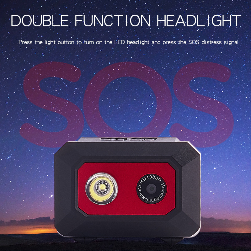 Picture of Head-Mounted Sports Camera, Head-Mounted Flashlight Outdoor