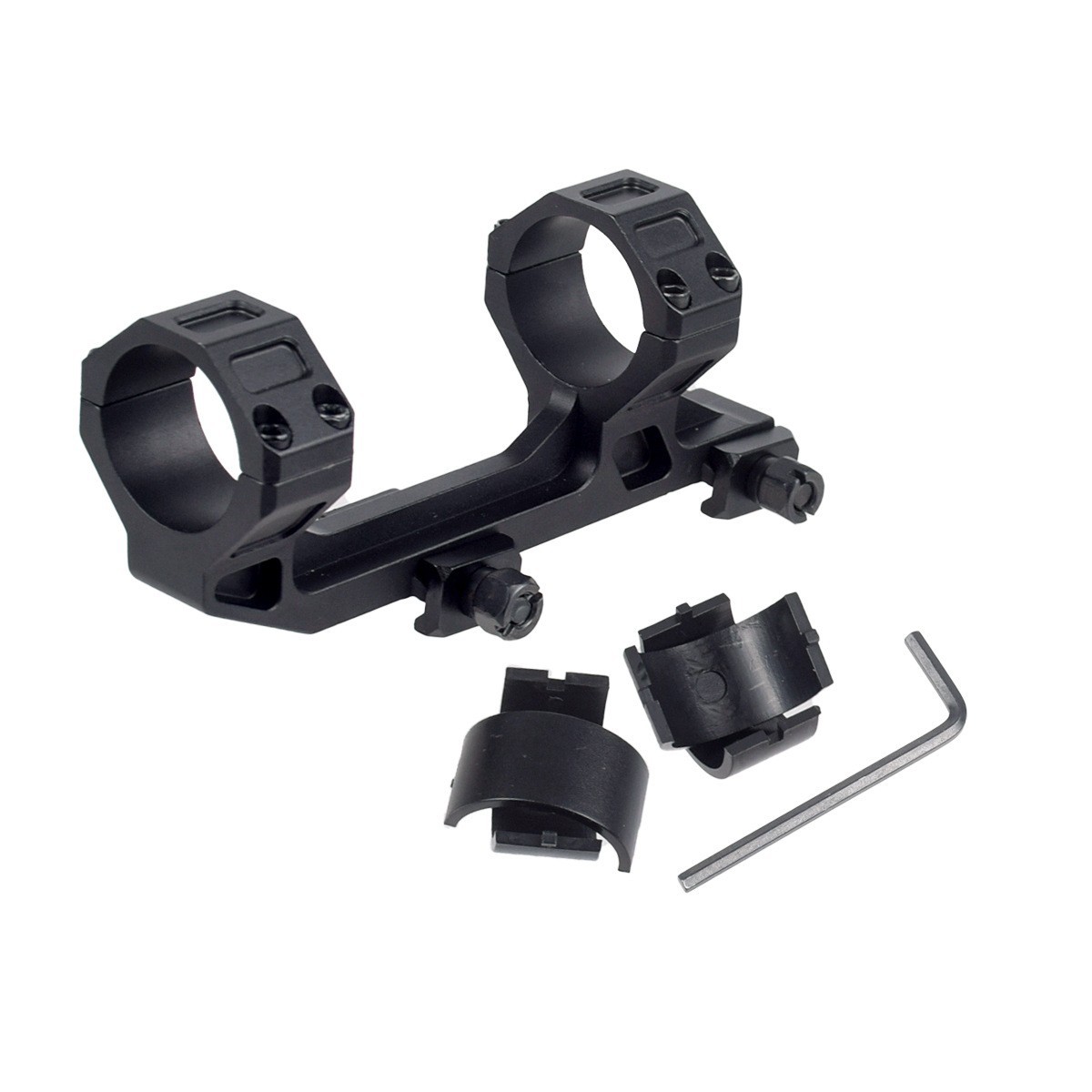 Picture of Factory direct conjoined 30 to 25 bracket 20mm slot sight mirror GE fixture quick release bracket cross-border