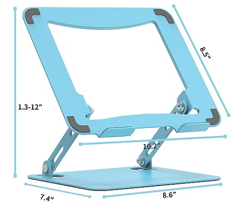 Picture of Multifunctional Metal Desktop Folding Laptop Cooling Bracket Storage Tablet Laptop Stand