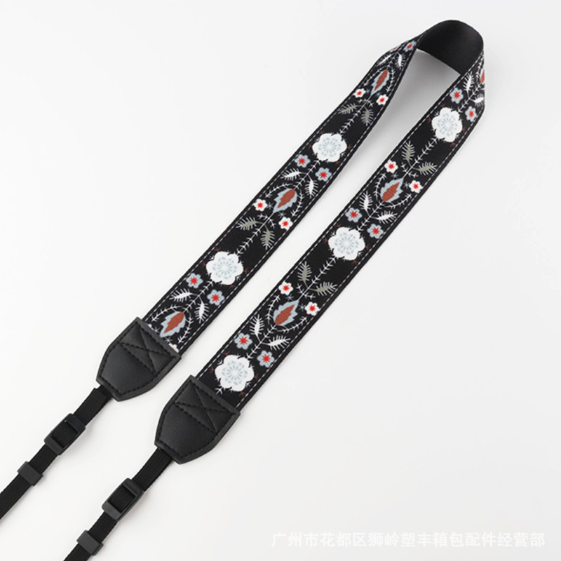 Picture of SLR Camera Shoulder Strap Camera Strap Waterproof Shock Absorbing Decompression 3.8cm Ethnic Jacquard Camera Strap