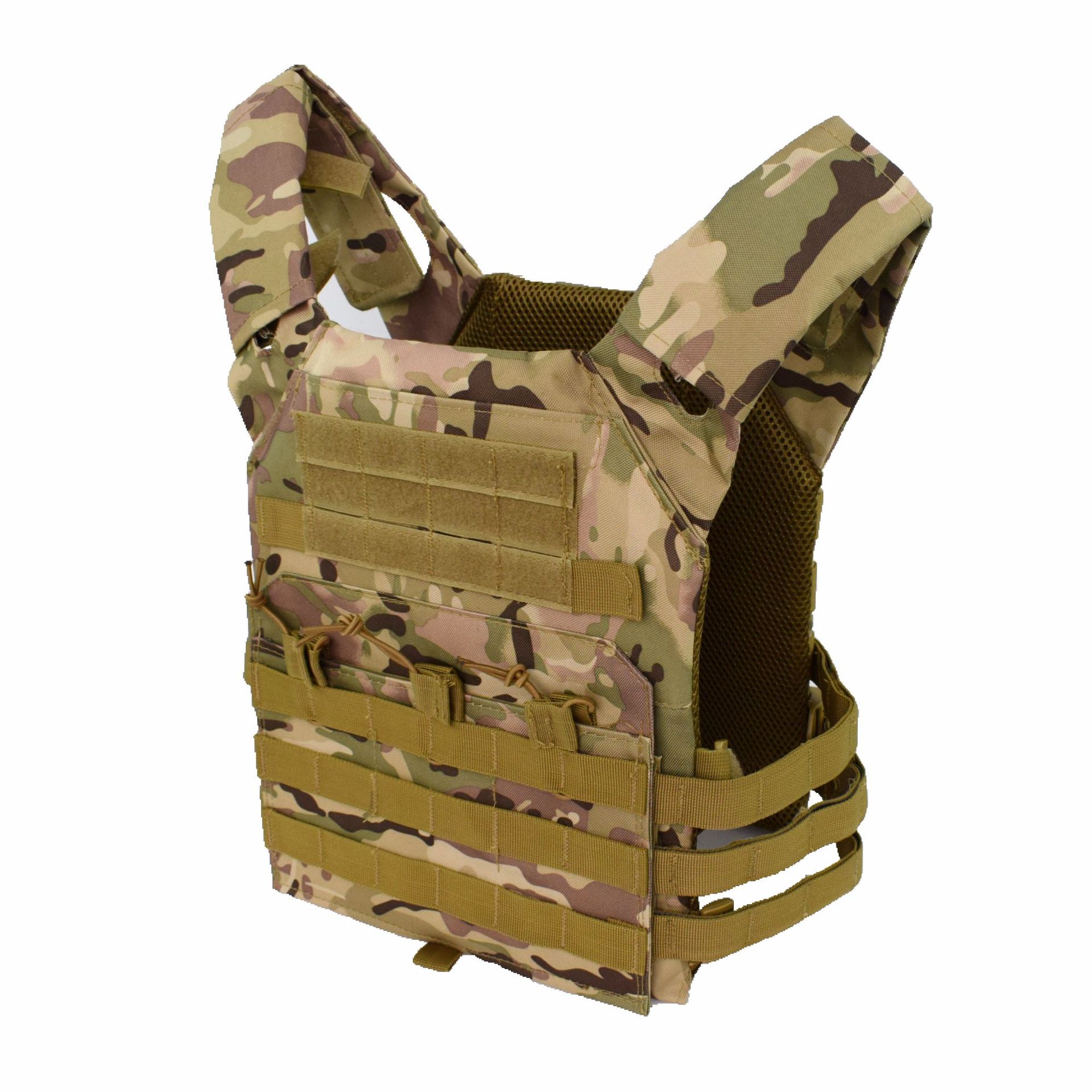 Picture of Factory Direct Sales Tactical Equipment Jpc Lightweight Vest Multi-Functional Stab-Proof Clothing Military Fan Camouflage Vest