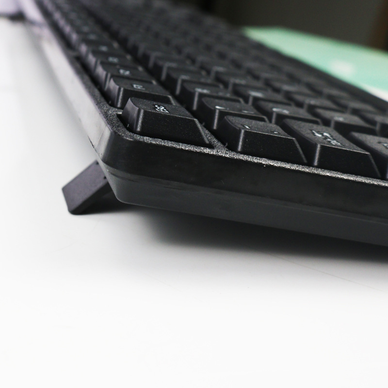 Picture of PS/2 Round Jack Keyboard Desktop Computer Wired Round Head Round Interface Office Home Old Style Keyboard