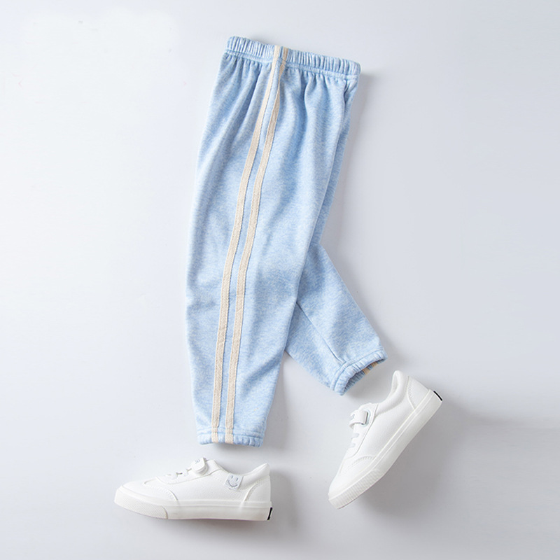 Picture of Men's and Women's Pants Fleece-lined Thickened Autumn Wear Children's Sports Pants Outer Wear Women's Spring and Autumn Warm Casual Pants