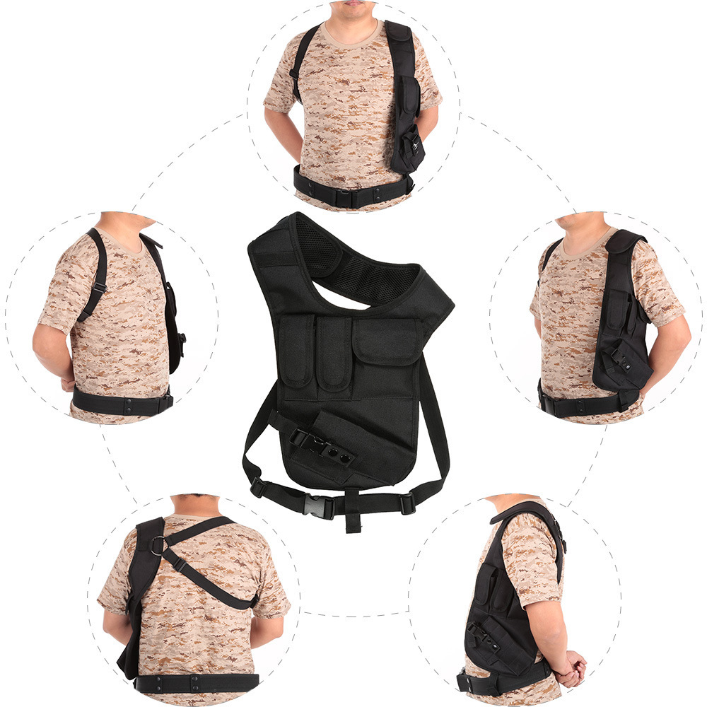 Tactical Army Fan Shoulder Invisible Agent Satchel Hidden Underarm Holster Outdoor Sports Mobile Phone Accessory Bag