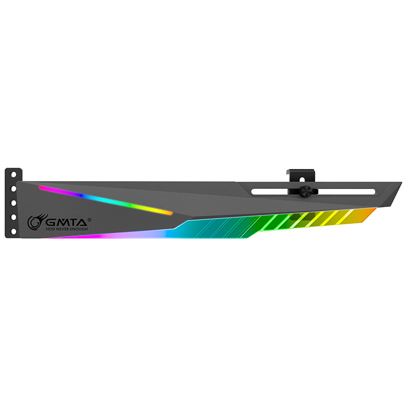 Picture of Gmta Graphics Card Bracket Horizontal Fixed Bracket Argb Divine Light Synchronization 5V3 Graphics Card Support Bracket 0kg Top