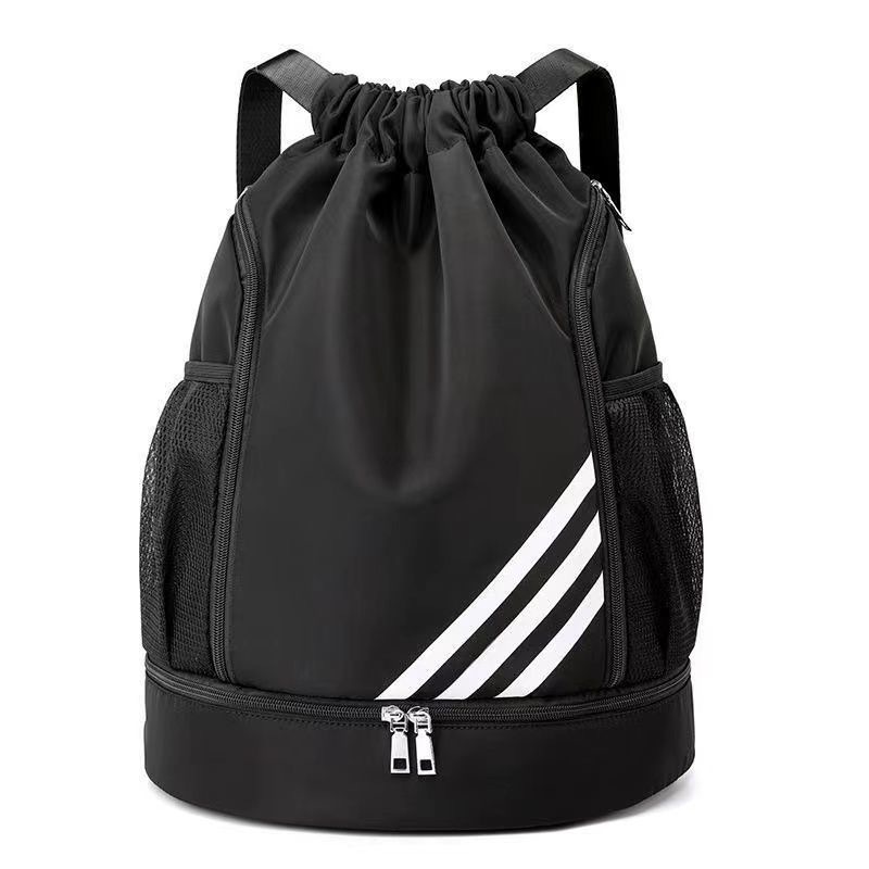 Picture of 2024 New Drawstring Pocket Backpack Outdoor Training Basketball Bag Large Capacity Travel Fitness Bag Backpack