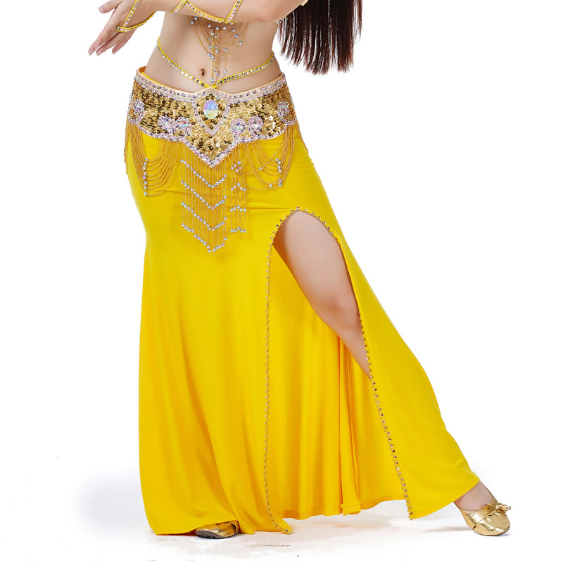 Picture of 700 Beaded Skirt Belly Dance Hot Selling High-end Quality Clothing Skirt Professional Factory First-hand Supply