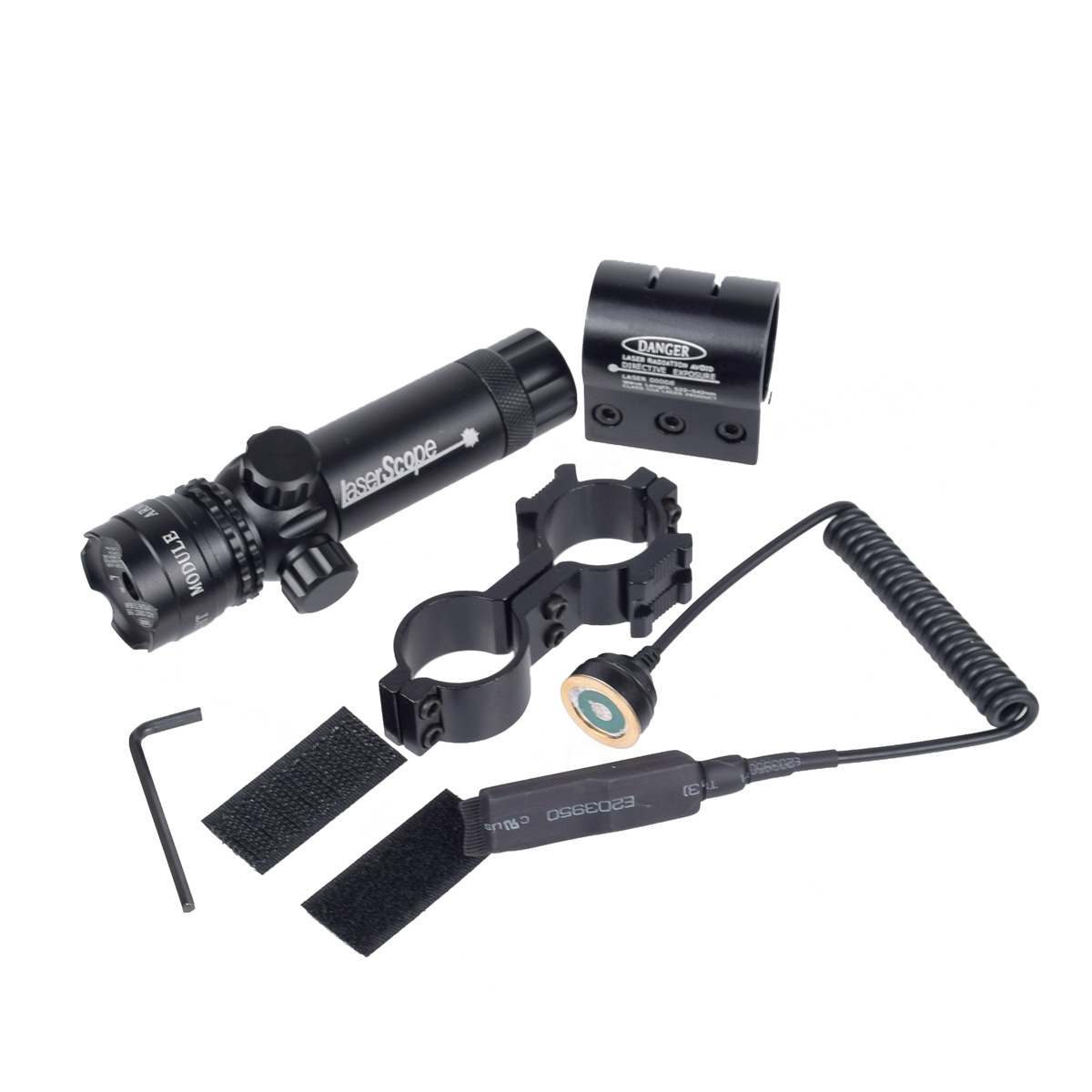 Picture of Outdoor tactical full metal red and green laser sight adjustable large laser light with rat tail Hunting Ta