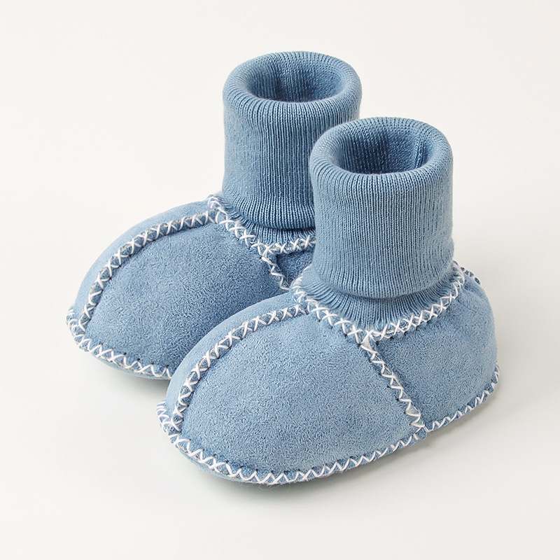 Picture of Baby Toddler Shoes, Baby Socks, Winter 0-12 Months Baby Toddler Shoes, Thickeneded and Velvet Soft-Soled Baby Shoes