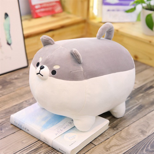 Picture of New software three-color Chai Dog Three Brothers Doll Cute Dog Doll Large Down Cotton Standing Dog Plush Toy