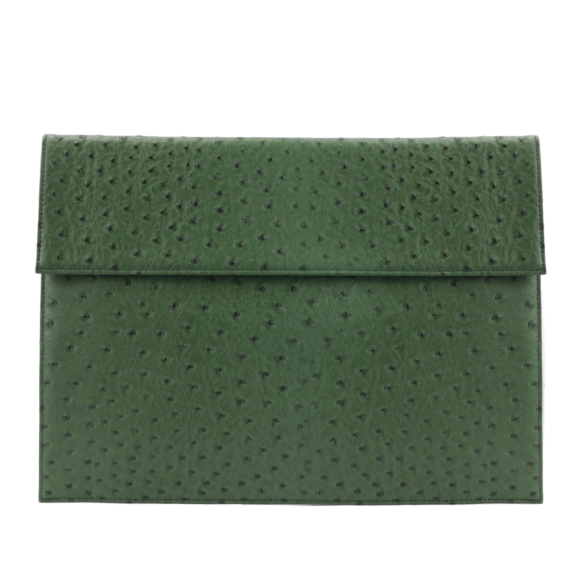 Picture of PU13/15 inch Apple laptop bag fashion ostrich pattern envelope bag business leather clutch sleeve bag
