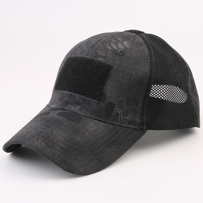 Picture of Military fans outdoor python pattern baseball cap men's tactical camouflage hat sports hook and loop cap a generation of wholesale