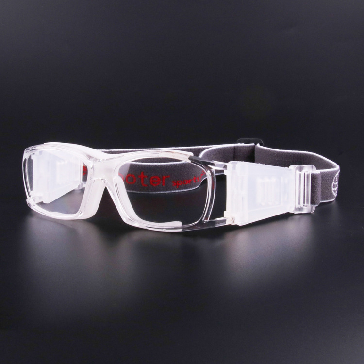 Picture of Fashion Unisex Explosion-proof Outdoor Sports Glasses Three-point Kids Can Equipe with Myopia Goggles Football Glasses Frame