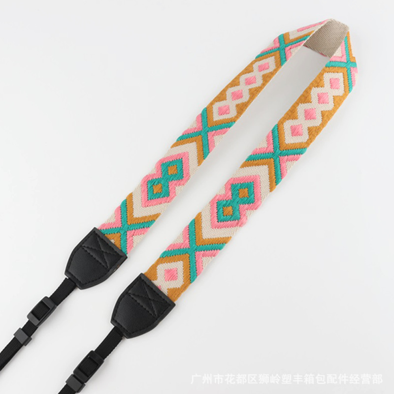 Picture of SLR Camera Shoulder Strap Camera Strap Waterproof Shock Absorbing Decompression 3.8cm Ethnic Jacquard Camera Strap