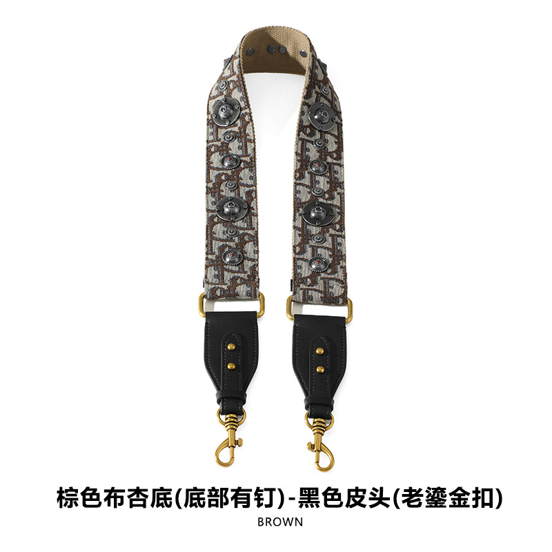 Picture of Mahuangshi MHS-F-66 Wide Bag with Canvas Shoulder Strap Shoulder Crossbody Cowhide Bag Accessories Bag Strap Comfortable D