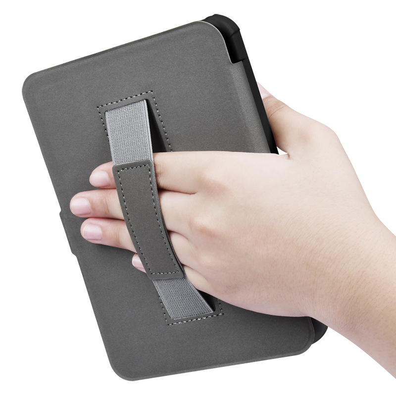 Picture of Applicable to 2022Kobo Clara2E e-book protective cover linen pattern handheld TPU leather case compatible with Tolino