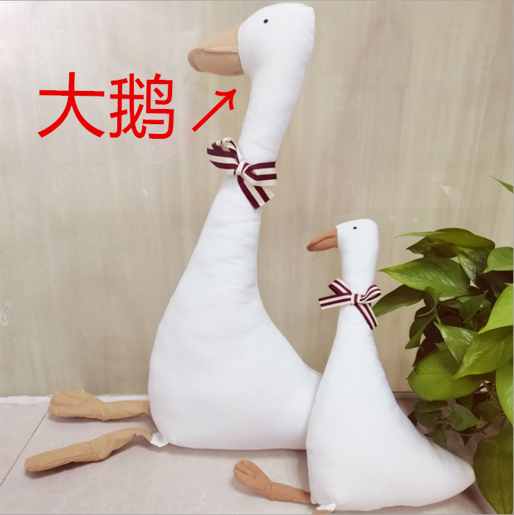 Picture of Ins Nordic Cotton Creative Goose Children's Room Decoration Baby Play Pillow Doll Shooting Props