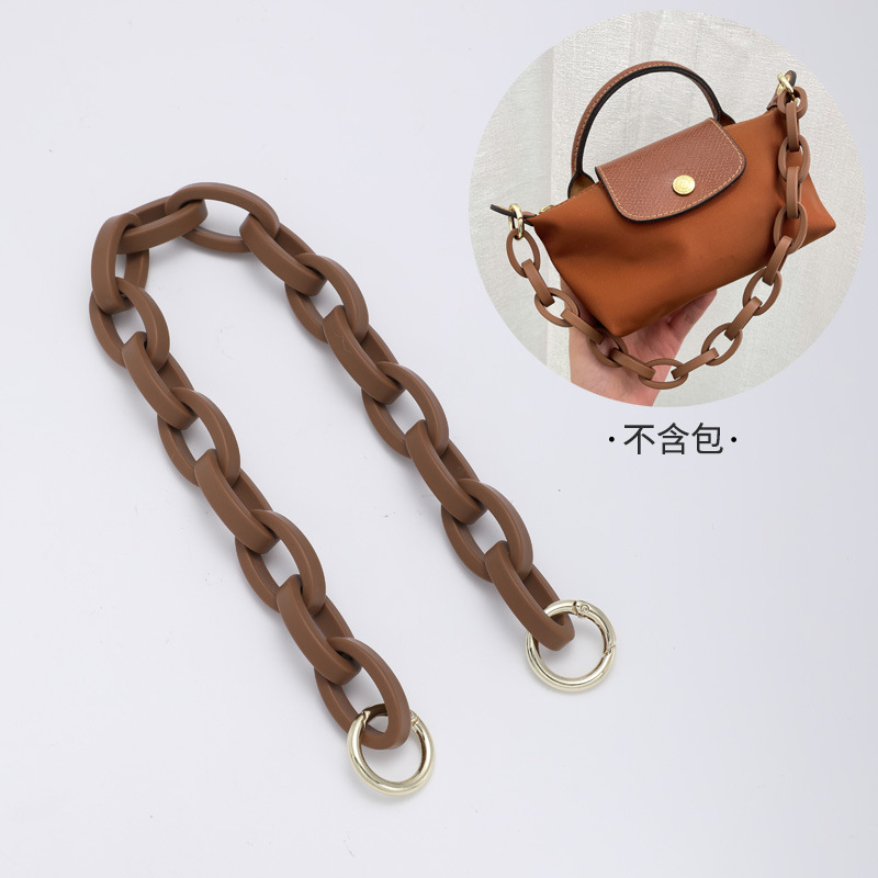 Picture of Craftsmanship Handmade Workshop longcham Evelyn Acrylic Chain Underarm DIY Shoulder Strap Resin Portable Thick Bag Chain