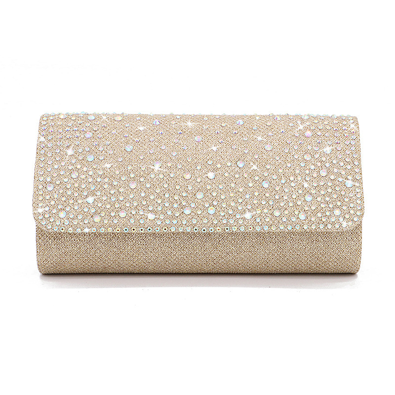 Picture of Henglida Factory Straight Arch Summer European and American Cross-Border Flash Material Hot Diamond Evening Bag Bridal Bag Evening Dress Bag Clutch Bag