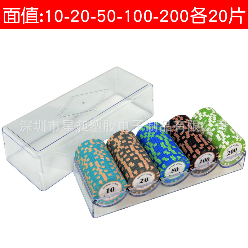 Picture of Mahjong Chips, Chess and Card Room Special Card Chips Coins, Texas Hold'Em Poker Points Coins, Coding Coins for Playing Mahjong and Playing Cards