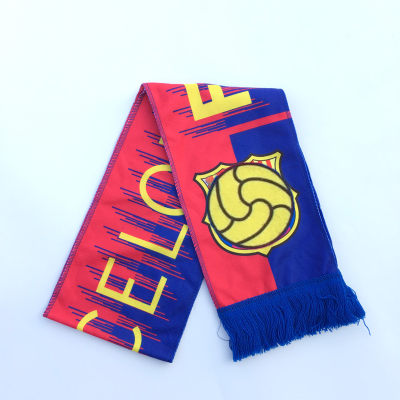 Picture of Fan Supplies Messi Youwen Imperial Horse International Ac Milan Paris Scarf Football Fan Cheer Autumn and Winter Warmth