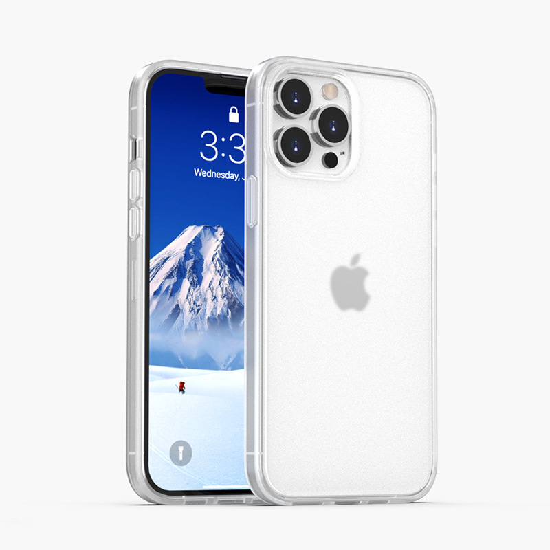 Picture of For apple 13promax mobile phone case new frosted iPhone13pro protective cover anti-fall tpu pc case