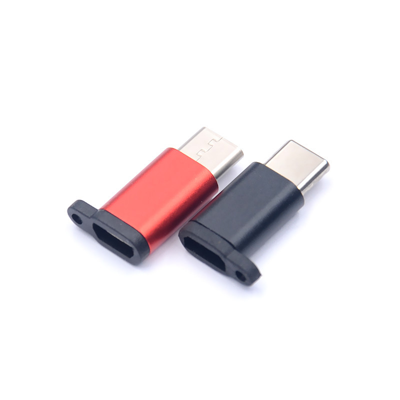 Picture of Android Micro Female to Type-C Male Adapter Aluminum Alloy Buckle Typc-C Mobile Phone Adapter Multi-Interface