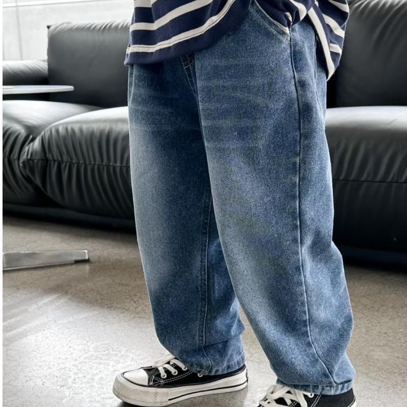 Picture of Boys Pants Spring Summer Jeans Spring Trousers Outer Wear Spring Wear Boys Baby Children Fashion Street Children's Wear