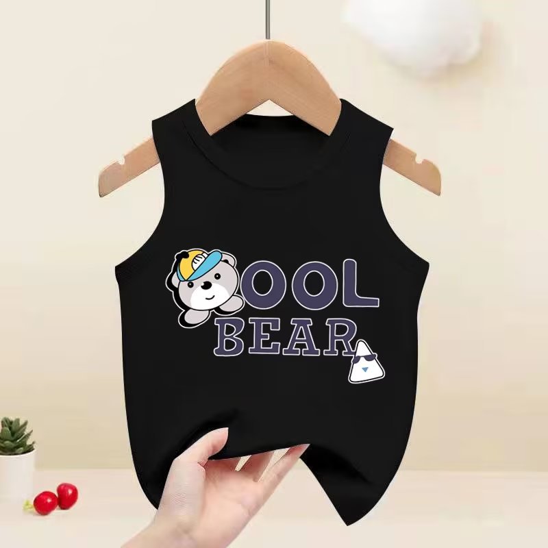 Picture of Boys' vest 2023 new summer Western style children's summer clothes baby boys' sleeveless sling thin baby top