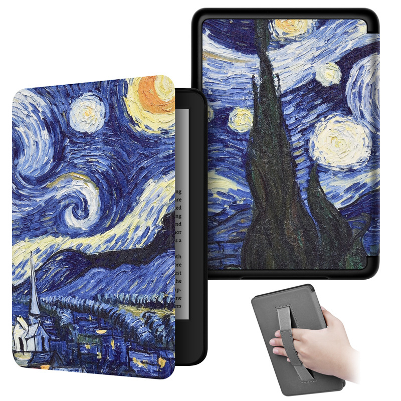 Picture of For 2024kindle paperwhite12th handheld painted protective case 7 inch kpw6 color picture protective case