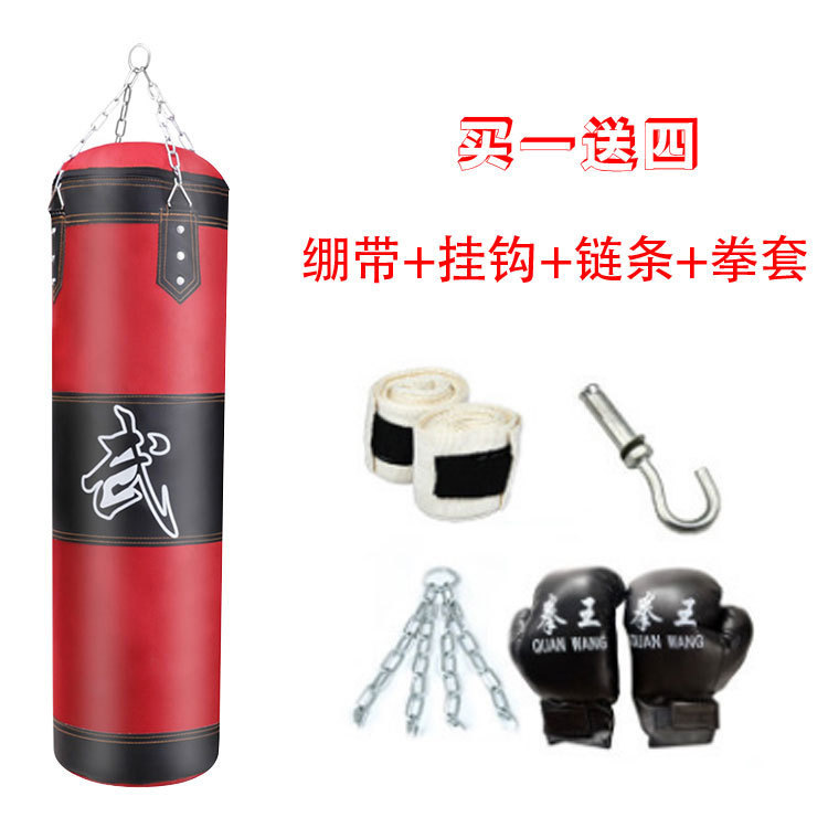 Picture of Manufacturer Supplies Oxford Cloth Boxing Sandbags, Sanda Adult Hanging Sandbags, Hanging Household Hollow Self-Filling Sandbags