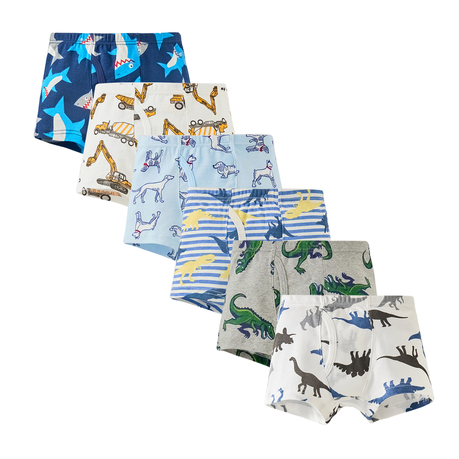 European and American boys boxer pants threaded cotton children's underwear boys boxer pants baby children's shorts wholesale
