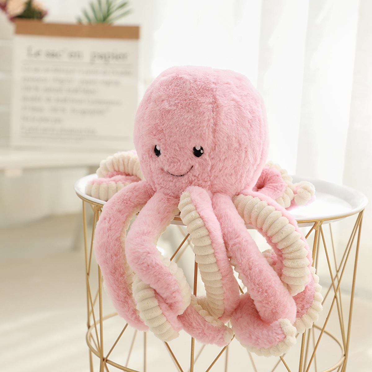Picture of Factory Supply Cross-border Octopus Big Octopus Doll Plush Toy Activity Gift Prizes Valentine's Day Gift
