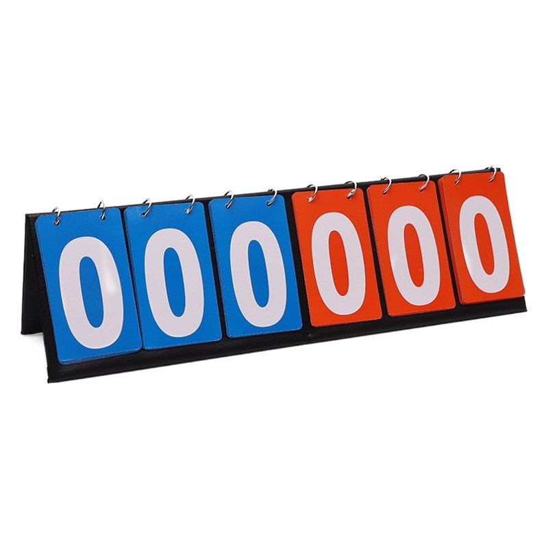 Scoreboard Basketball Scoreboard Scoreboard Game Count Flip Card Table Tennis Points Billiards Portable Scoreboard