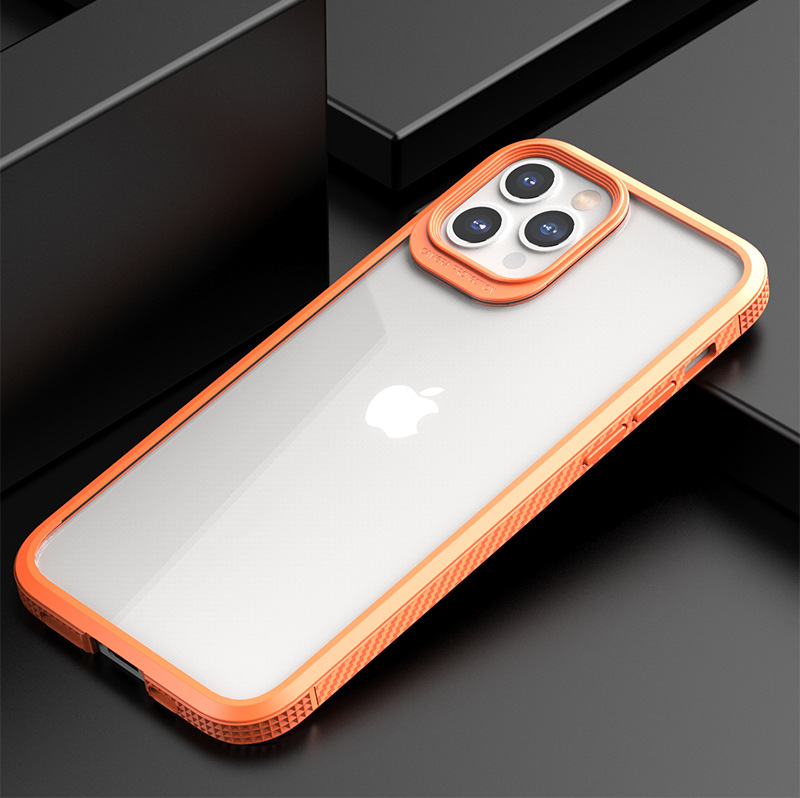 Picture of For Apple 12Pro Max Mobile Phone Case New Transparent iPhone 12Pro Drop-resistant Protective Case 11Pro Max