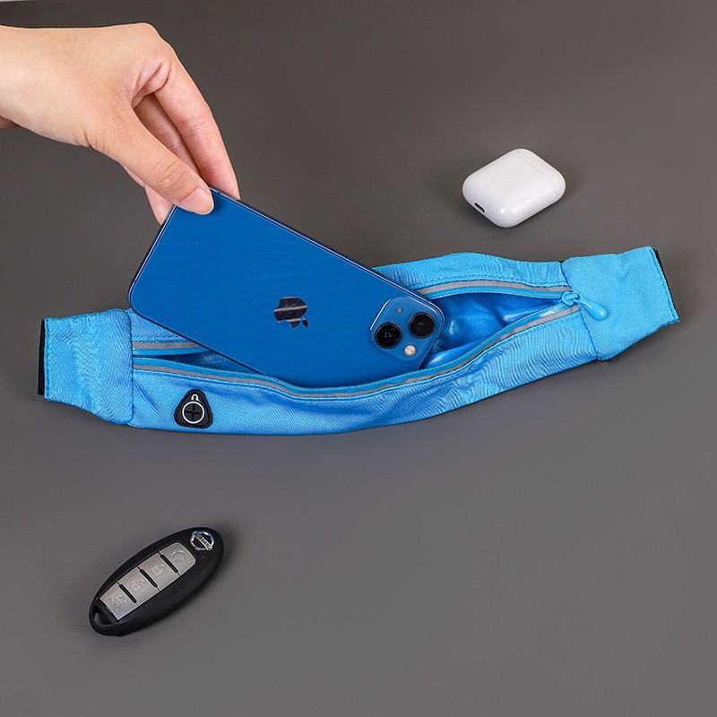 Picture of Multi-functional running sports belt mobile phone waist bag men's work women's summer fashion compact anti-theft invisible elastic