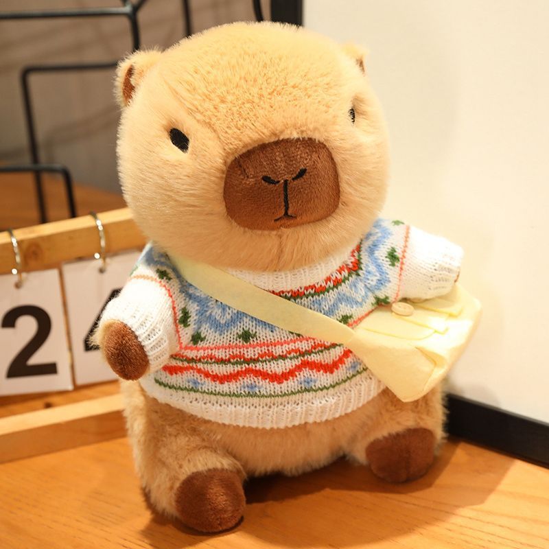 Picture of Kapibei's Popular Bala Doll Plush Toy Clothes Capybara Internet Celebrity Cute Doll Rag Doll Gift