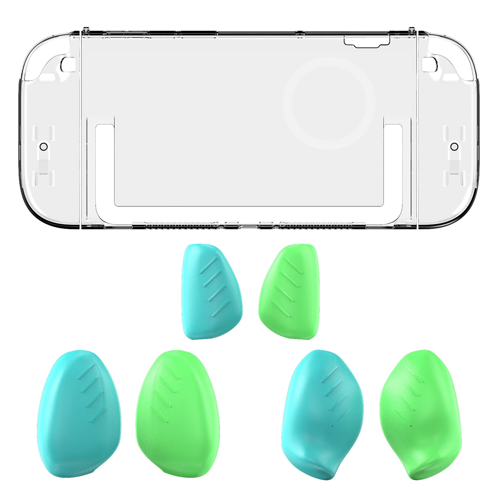 Picture of Switch2 Host Crystal Shell Ns2 Protective Shell Transparent Shell Pc Protective Hard Shell (Equipped with Large, Medium and Small Grips)
