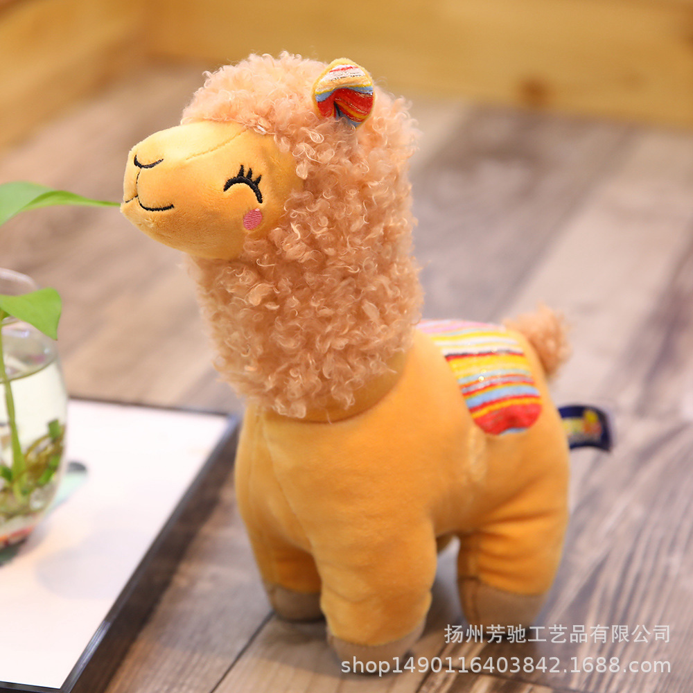 Picture of New Cartoon Plush Toy Squinting Alpaca Dropshipping Handmade