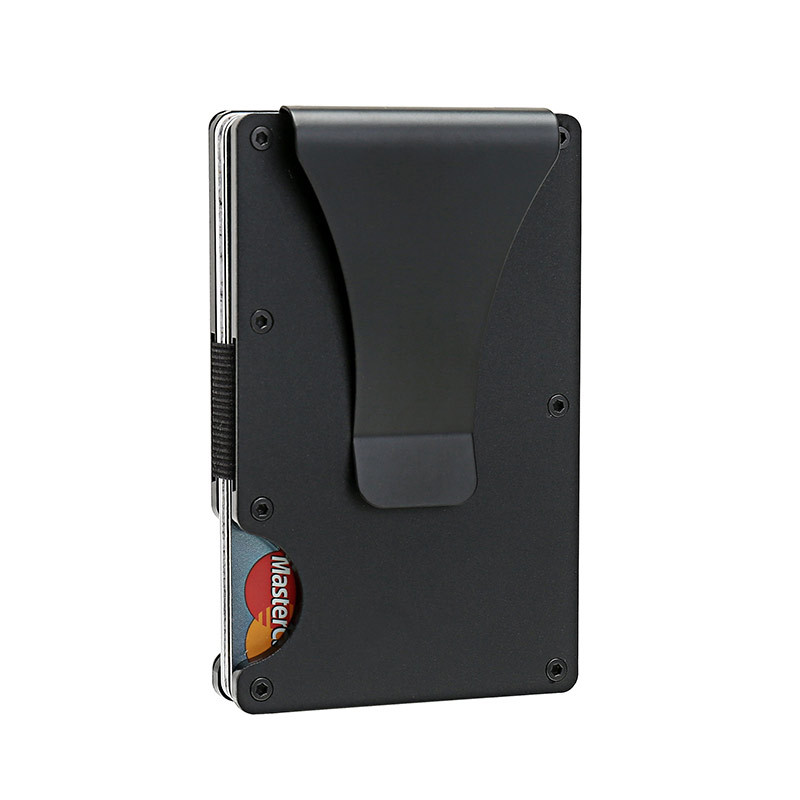 Picture of Carbon Fiber Card Holder Anti-Degaussing Men's Multi-Functional Wallet Card Holder Card Box Anti-Theft Rfid Credit Card Holder