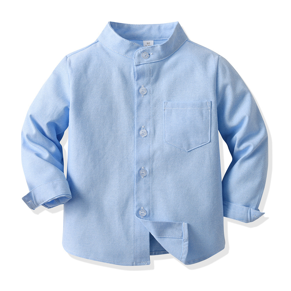 Picture of 2025 Spring Boys Candy Color Long Sleeve Shirt Spring Middle and Older Boys Handsome Outerwear Casual Children's Jacket