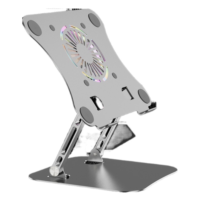 2023 new 360-degree rotating aluminum alloy notebook bracket foldable desktop office cooling hair dryer bracket