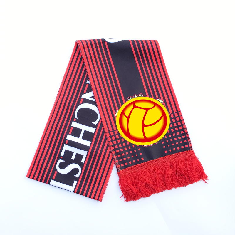 Picture of Fan Supplies Messi Youwen Imperial Horse International Ac Milan Paris Scarf Football Fan Cheer Autumn and Winter Warmth