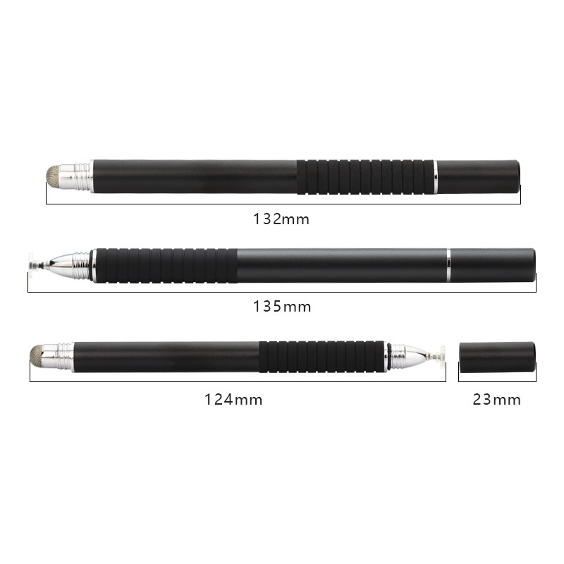 Picture of Conductive cloth head suction cup two-in-one multi-function handwriting stylus metal capacitive pen touch screen pen factory outlet
