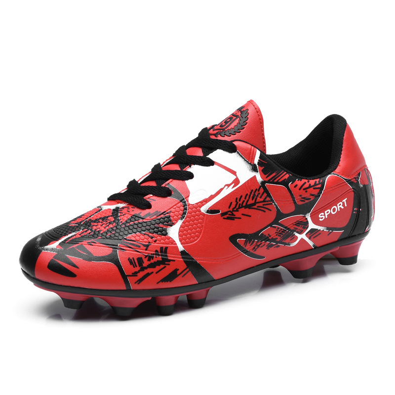 Picture of Youth Spike Training Football Shoes Campus Outdoor Men's and Women's Low-Top Artificial Grass Spikes Competition for Male and Female Students